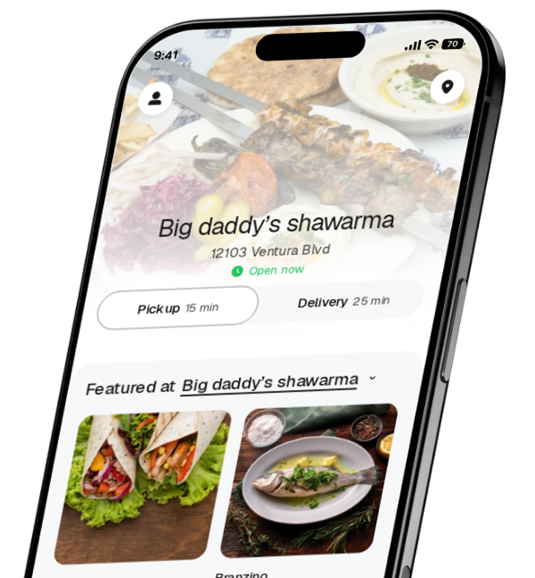 Big daddy’s shawarma app preview